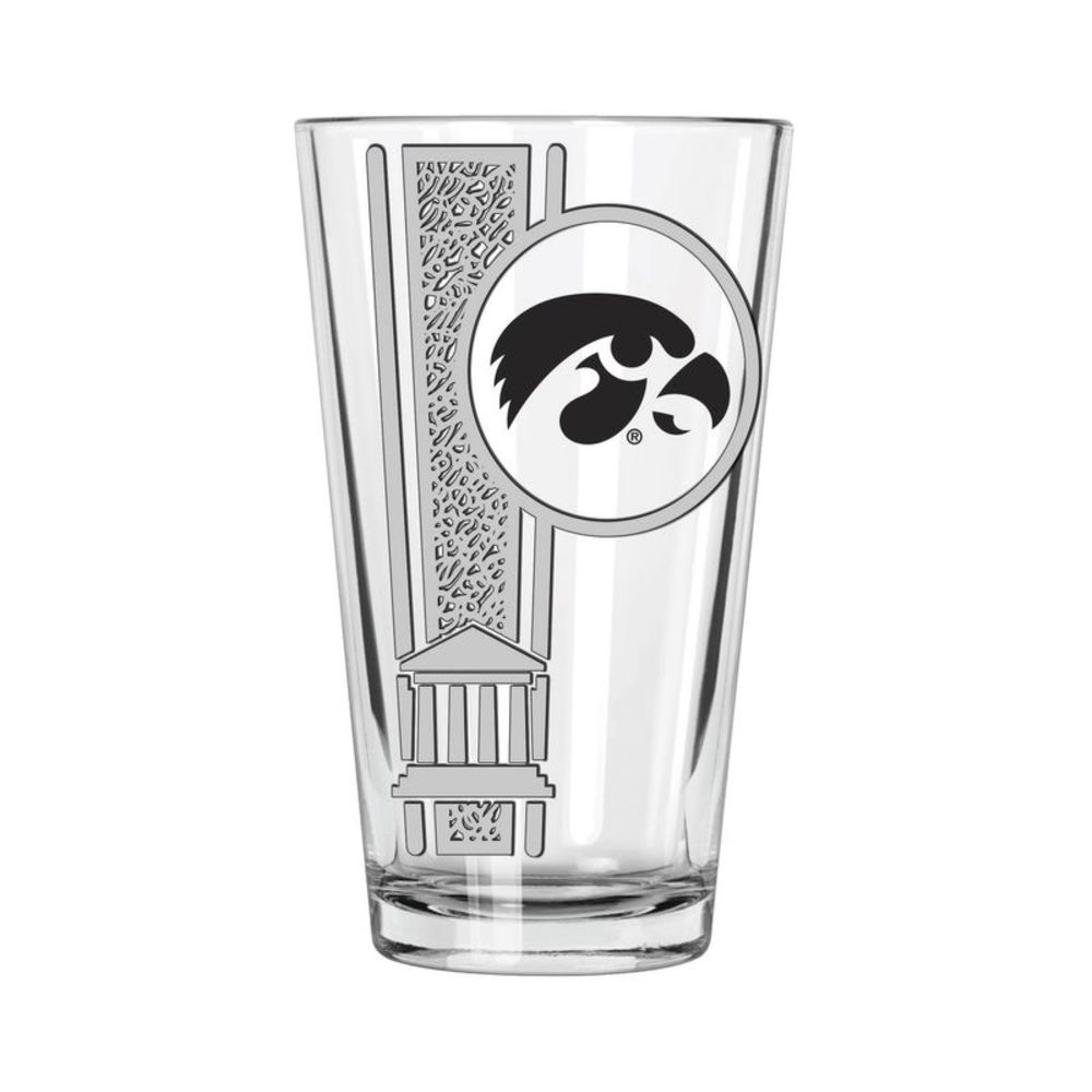 The Memory Company Iowa Hawkeyes Pint Glass